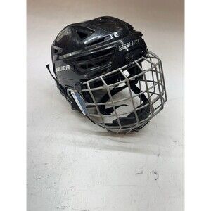 Bauer Re-Akt 155 Hockey Helmet Black w/ Face Mask HECC CSA 2023 Size Small